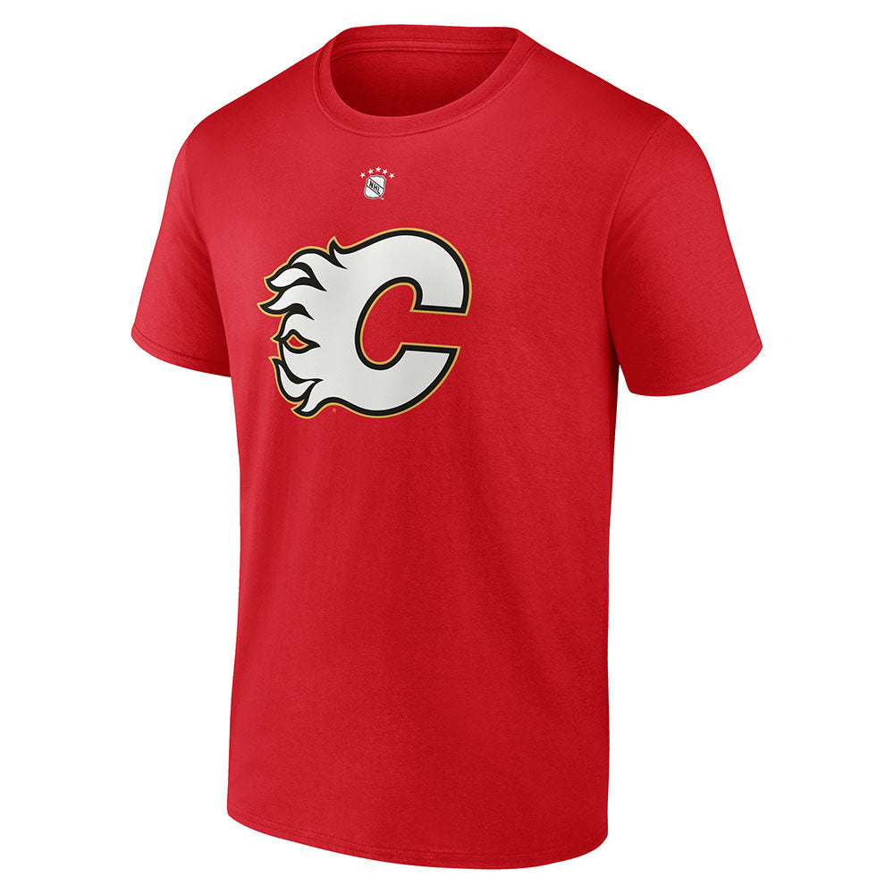 THEO FLEURY CALGARY FLAMES FANATICS MEN'S HERITAGE T SHIRT