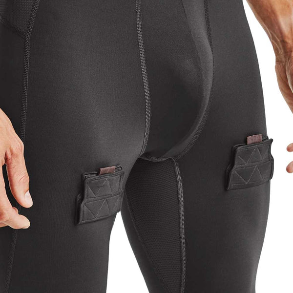 Kalinga Ashok Usa Pro Grey Leggings Hockey Compression Leggings