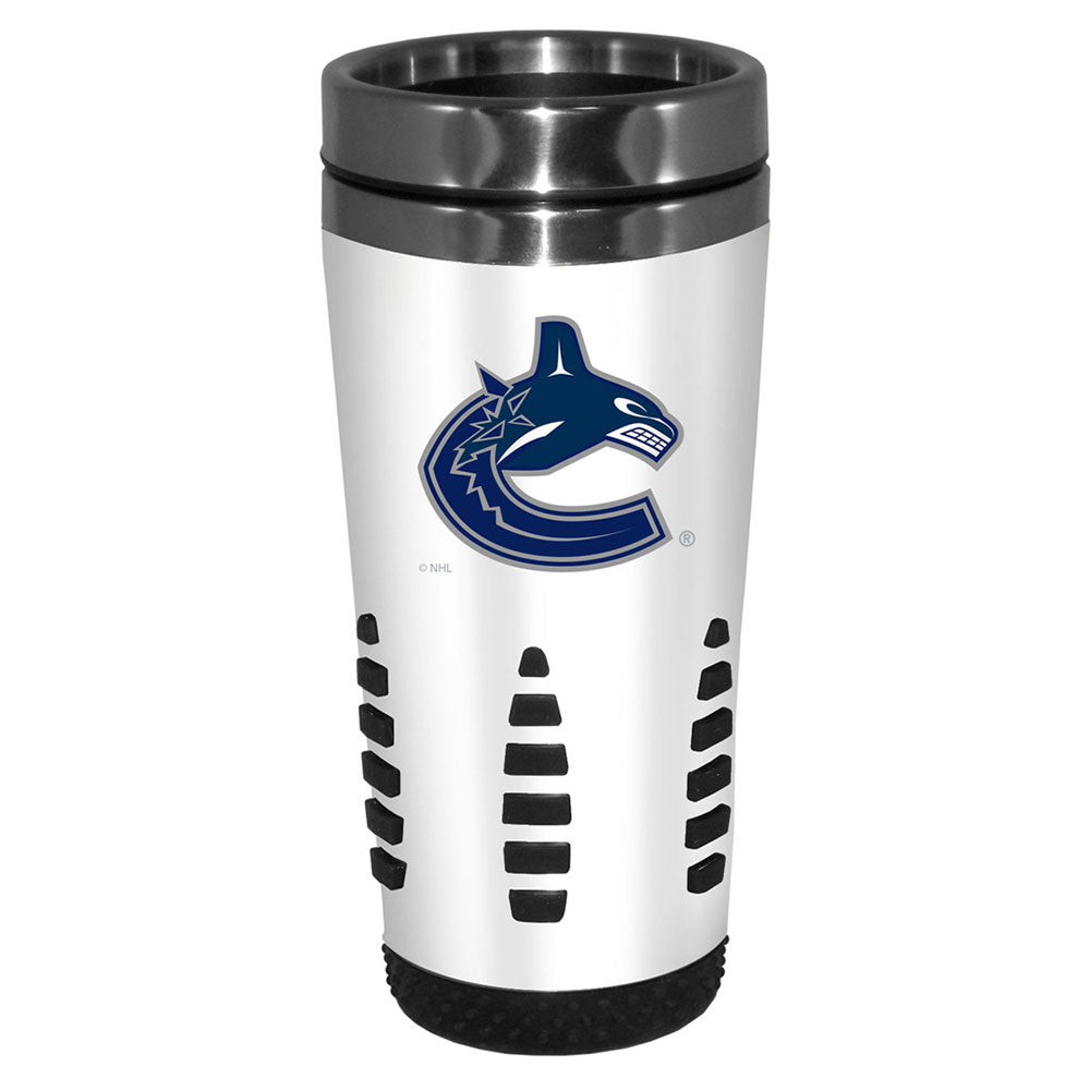 VANCOUVER CANUCKS 16OZ HUNTSVILLE TRAVEL MUG - WHITE
