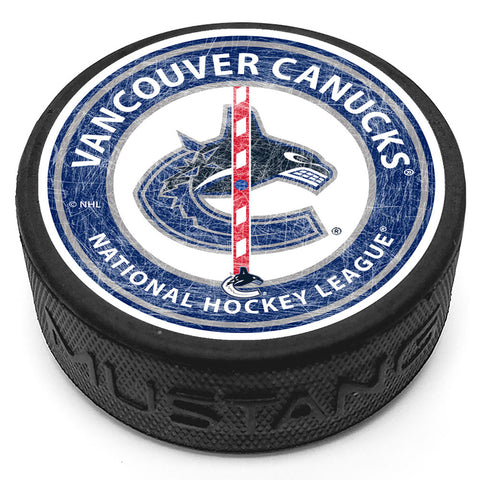 VANCOUVER CANUCKS CENTRE ICE PUCK