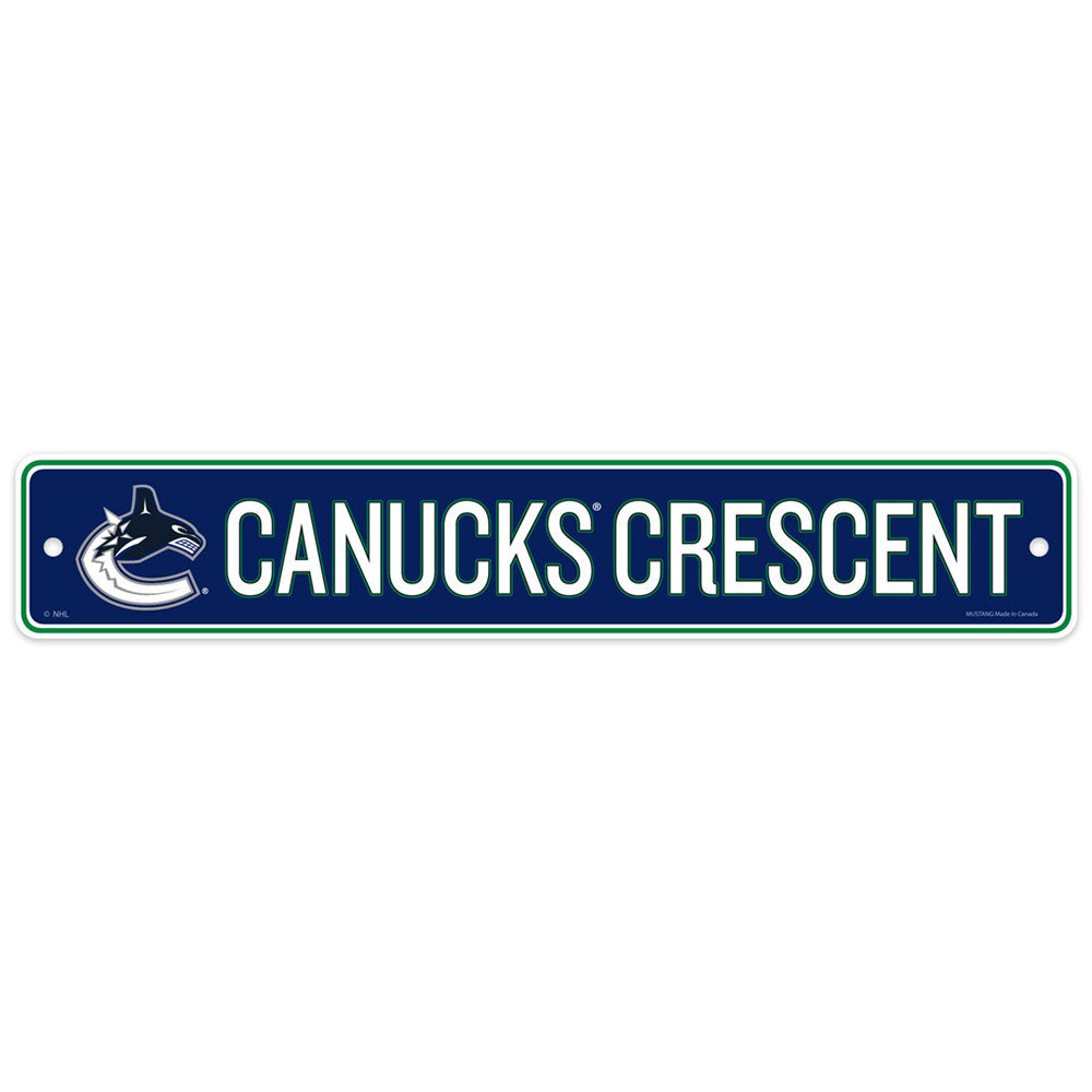 VANCOUVER CANUCKS STREET SIGN 4X23