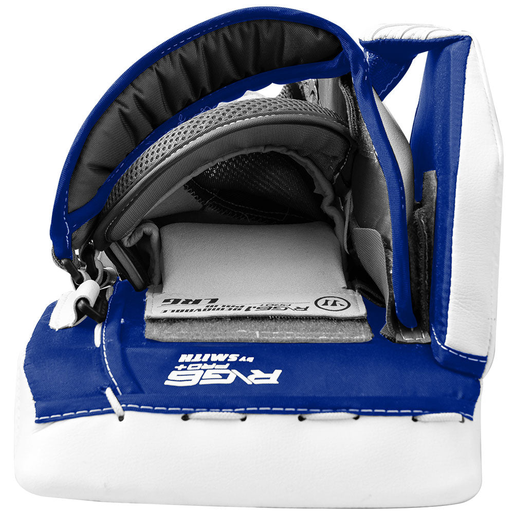 WARRIOR RITUAL G6 E+ SENIOR GOALIE BLOCKER