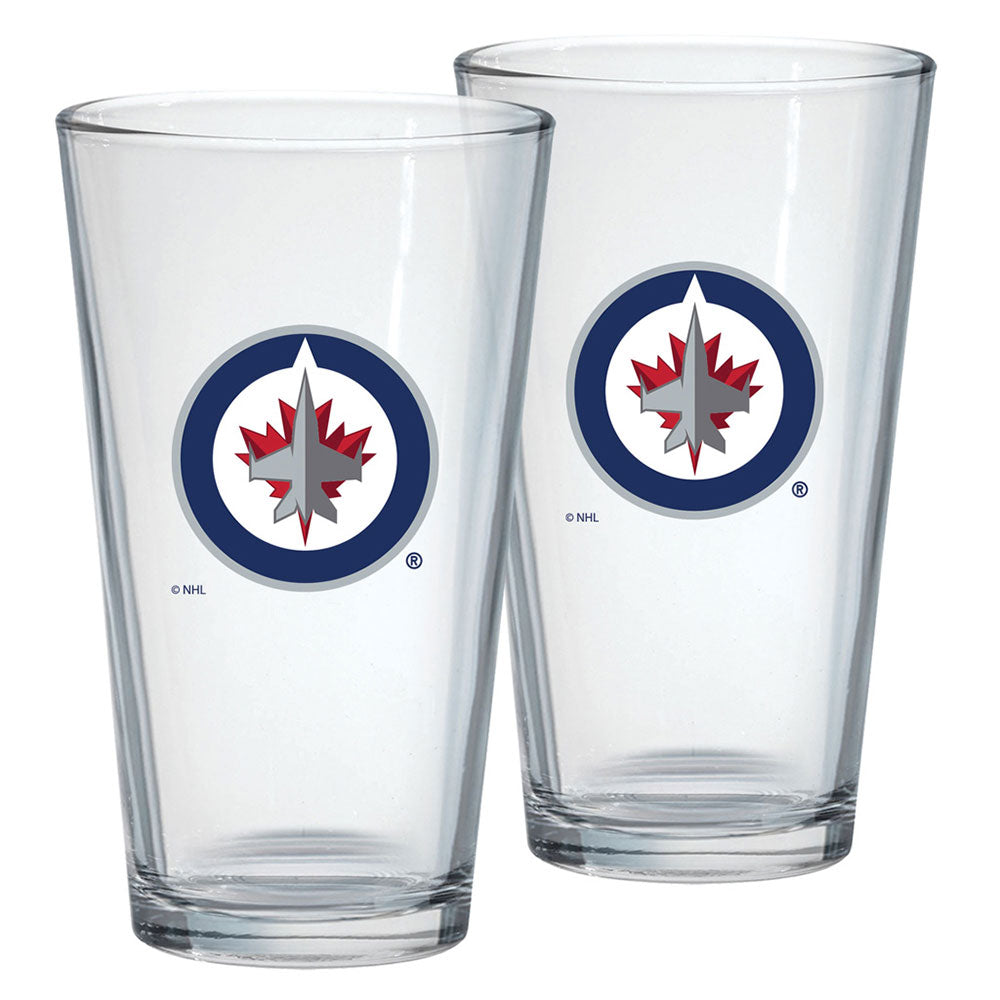 WINNIPEG JETS 16OZ MIXING GLASS SET