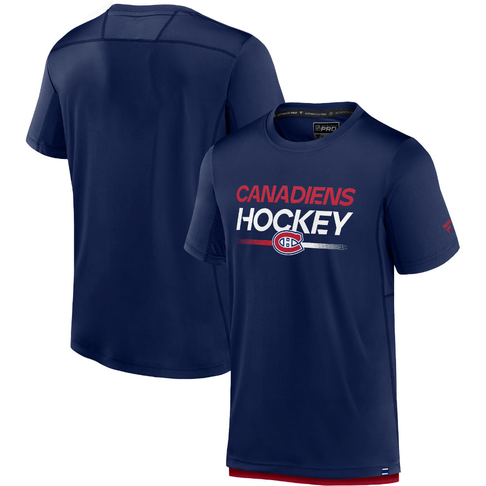 FANATICS MONTREAL CANADIENS AUTHENTIC PRO ADULT TECH T SHIRT