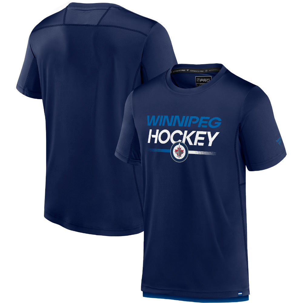 FANATICS WINNIPEG JETS AUTHENTIC PRO ADULT TECH T SHIRT