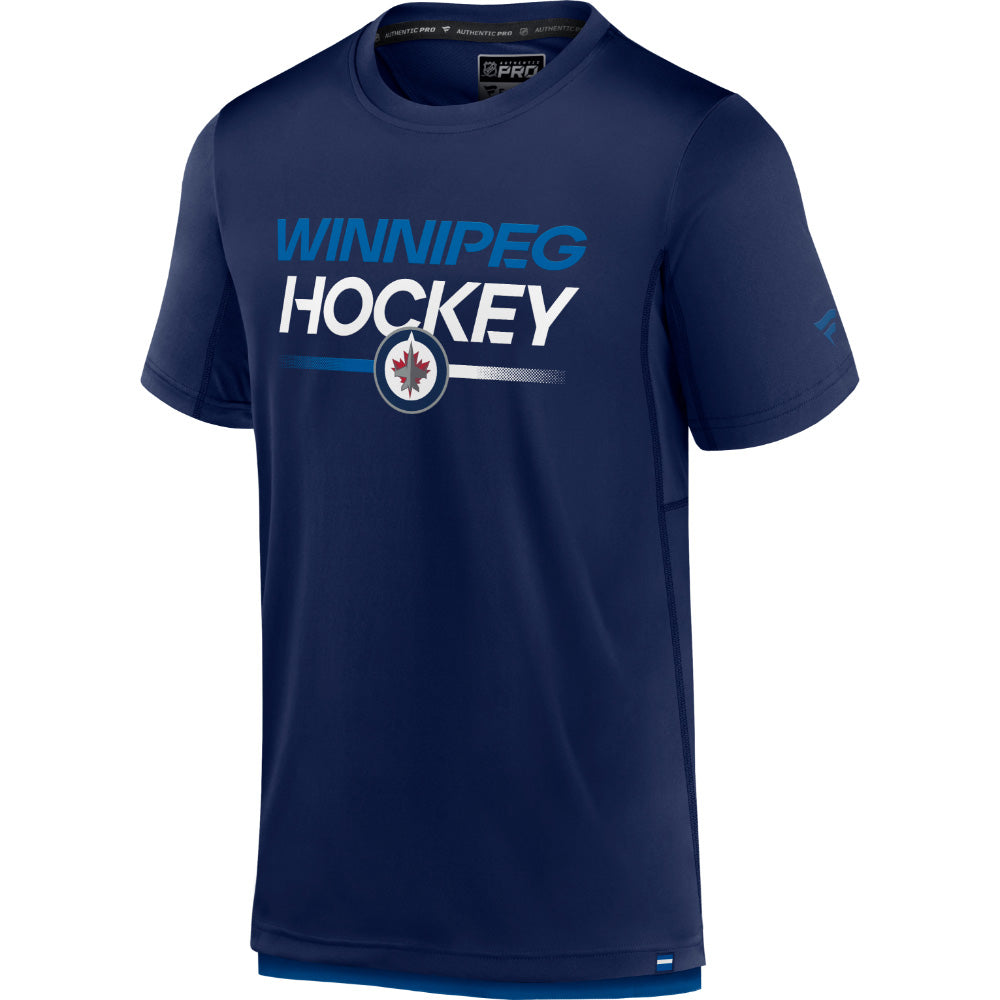 FANATICS WINNIPEG JETS AUTHENTIC PRO ADULT TECH T SHIRT