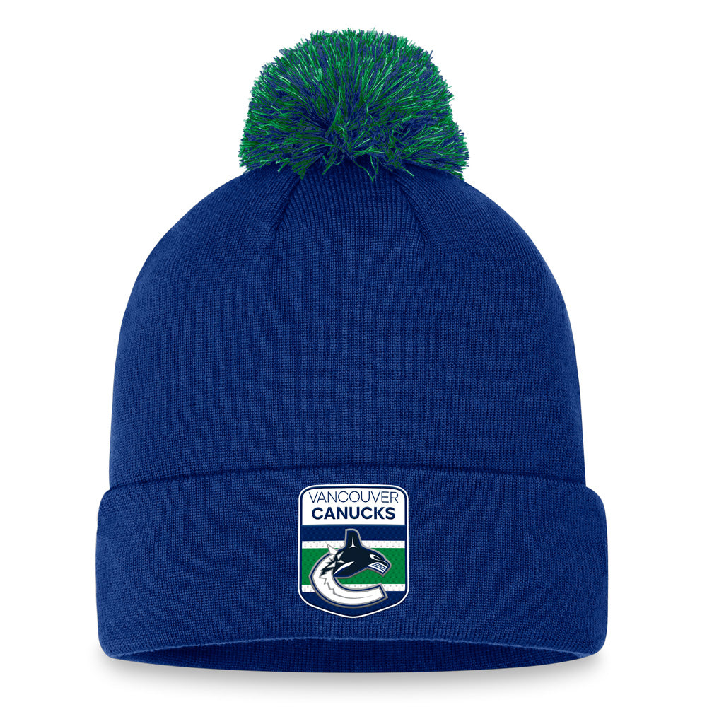 Vancouver Canucks Draft Pompom Beanie