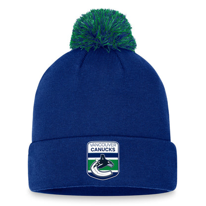 Vancouver Canucks Draft Pompom Beanie