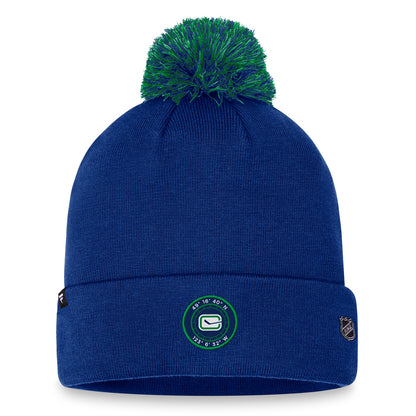 Vancouver Canucks Draft Pompom Beanie