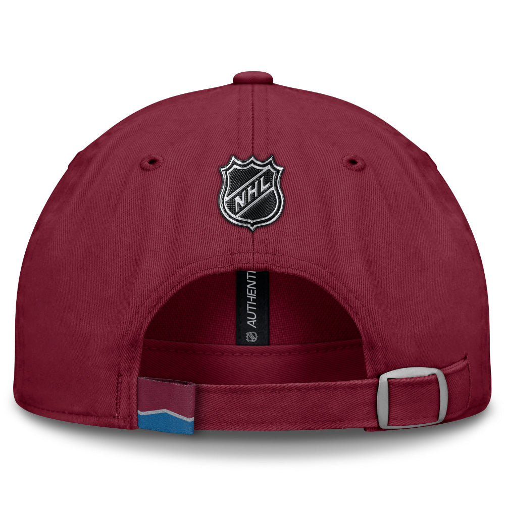 FANATICS COLORADO AVALANCHE RINK PRO 2 ADULT UNSTRUCTERED ADJUSTABLE HAT