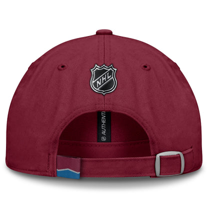 FANATICS COLORADO AVALANCHE RINK PRO 2 ADULT UNSTRUCTERED ADJUSTABLE HAT