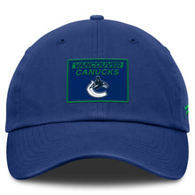 FANATICS VANCOUVER CANUCKS RINK PRO 2 ADULT UNSTRUCTERED ADJUSTABLE HAT