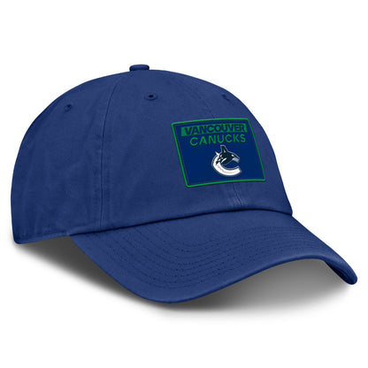 FANATICS VANCOUVER CANUCKS RINK PRO 2 ADULT UNSTRUCTERED ADJUSTABLE HAT