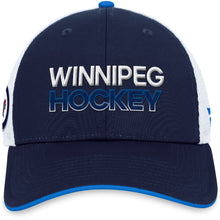 FANATICS WINNIPEG JETS AUTHENTIC PRO RINK STRUCTURED TRUCKER HAT