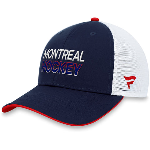 FANATICS MONTREAL CANADIENS AUTHENTIC PRO RINK STRUCTURED TRUCKER HAT