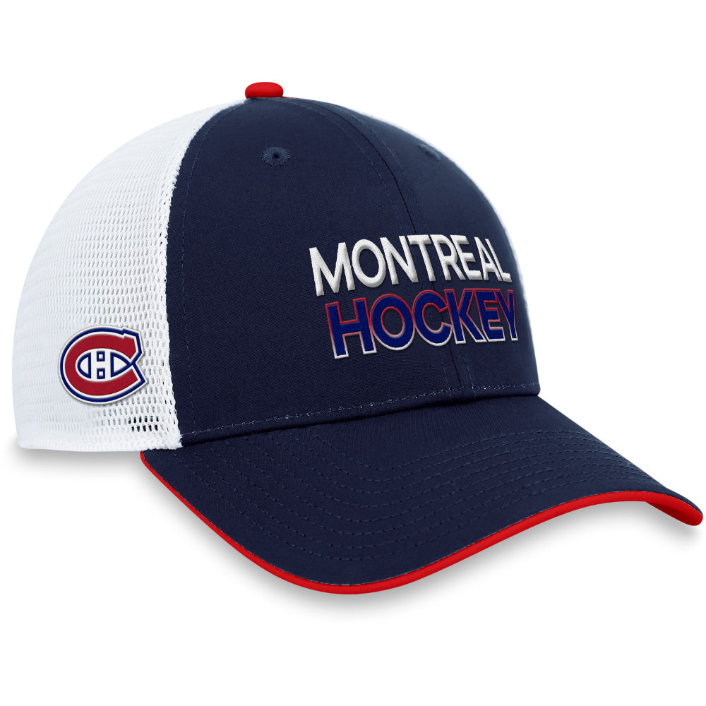 FANATICS MONTREAL CANADIENS AUTHENTIC PRO RINK STRUCTURED TRUCKER HAT