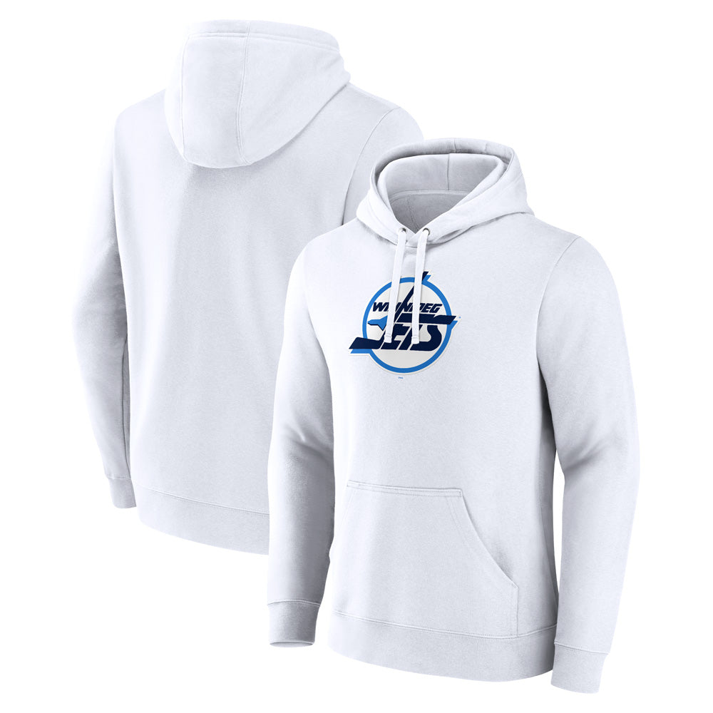 FANATICS WINNIPEG JETS ADULT WHITE HOODIE