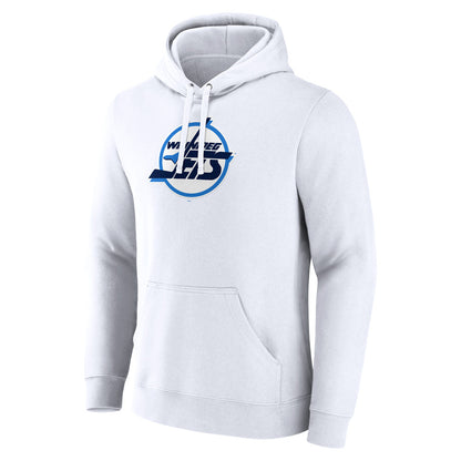 FANATICS WINNIPEG JETS ADULT WHITE HOODIE