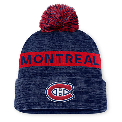 Fanatics Montreal Canadiens Rink 11 Acrylic Cuffed Pom Beanie