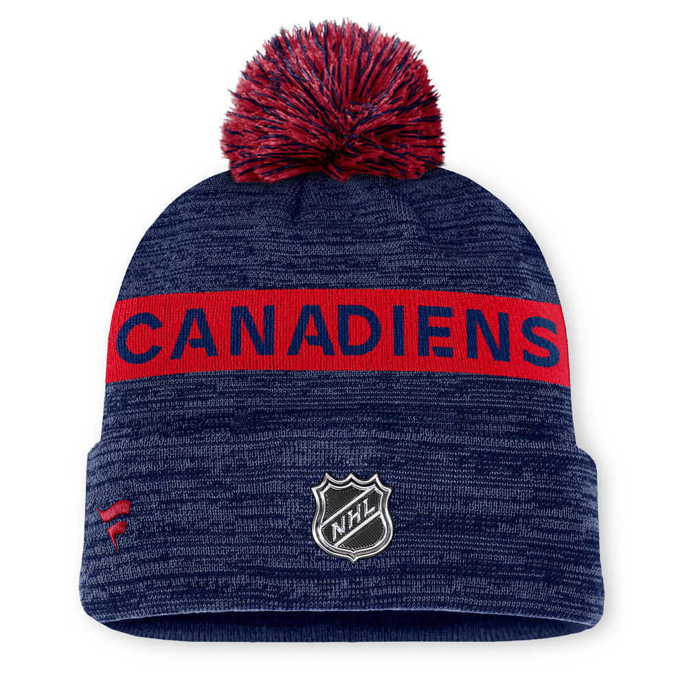 Fanatics Montreal Canadiens Rink 11 Acrylic Cuffed Pom Beanie