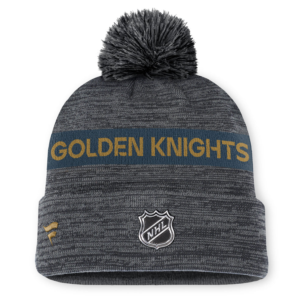 FANATICS VEGAS GOLDEN KNIGHTS RINK 11 ACRYLIC CUFFED POM BEANIE