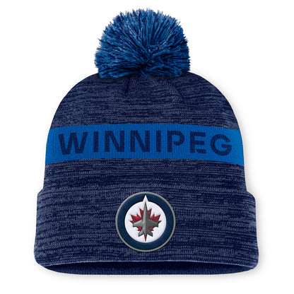 FANATICS WINNIPEG JETS RINK 11 ACRYLIC CUFFED POM BEANIE
