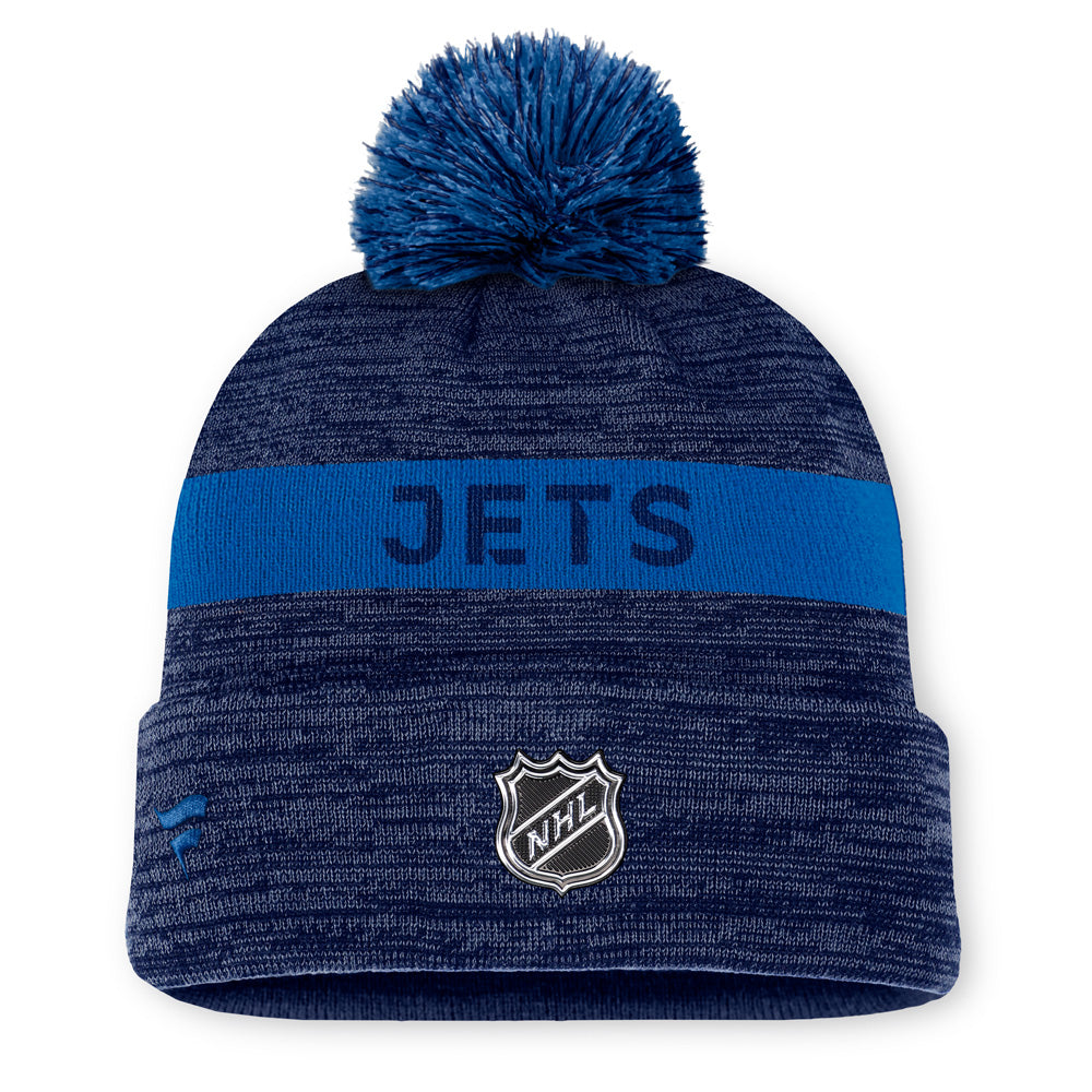 FANATICS WINNIPEG JETS RINK 11 ACRYLIC CUFFED POM BEANIE