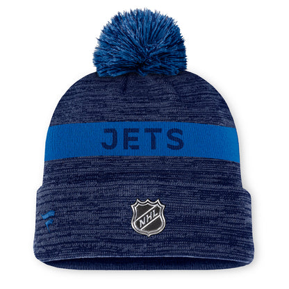 FANATICS WINNIPEG JETS RINK 11 ACRYLIC CUFFED POM BEANIE