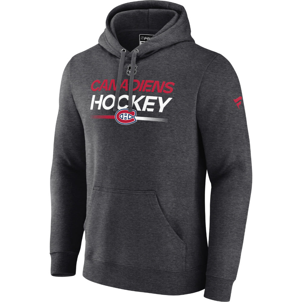 FANATICS MONTREAL CANADIENS AUTHENTIC PRO PRIME PULLOVER HOODIE