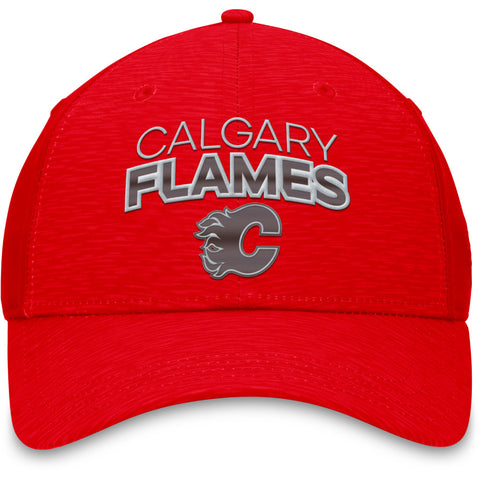 FANATICS CALGARY FLAMES AUTHENTIC PRO ROAD STRUCTURED HAT