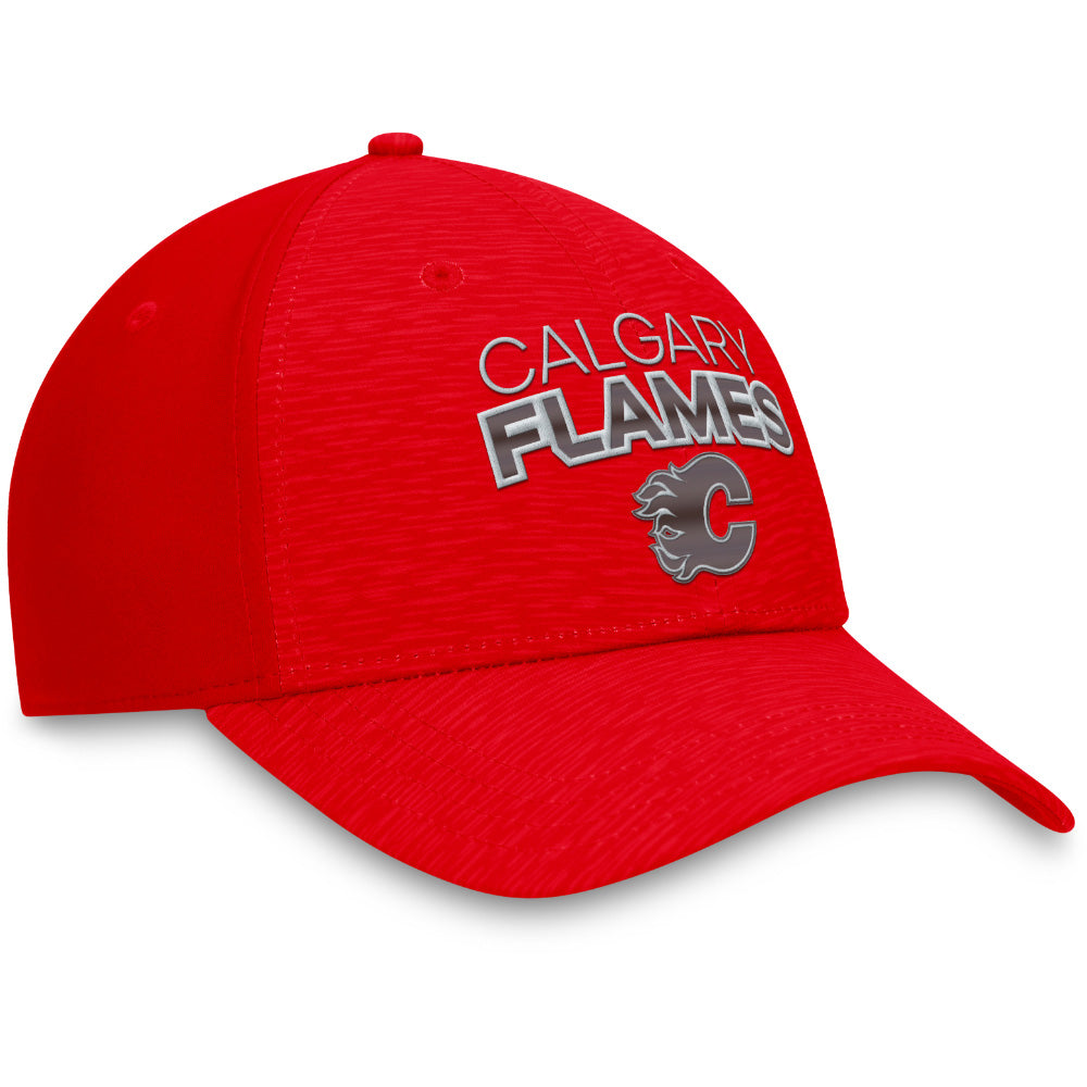 FANATICS CALGARY FLAMES AUTHENTIC PRO ROAD STRUCTURED HAT