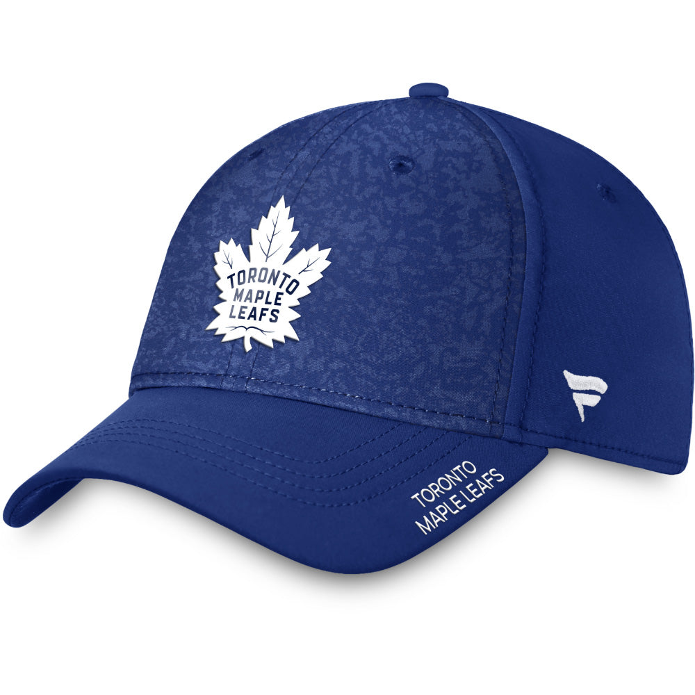 MAPLE LEAFS FANATICS MEN'S AUTHENTIC PRO RINK STRETCH FIT CAP BLUE