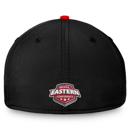 Detroit Red Wings Fundamental Stretch Flex 5 Panel Hat Black
