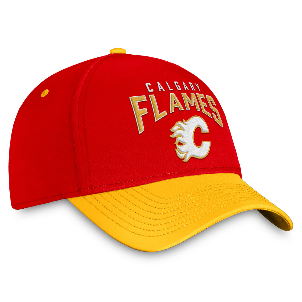 FANATICS CALGARY FLAMES FUNDAMENTAL ADULT STRUCTURED FLEX HAT