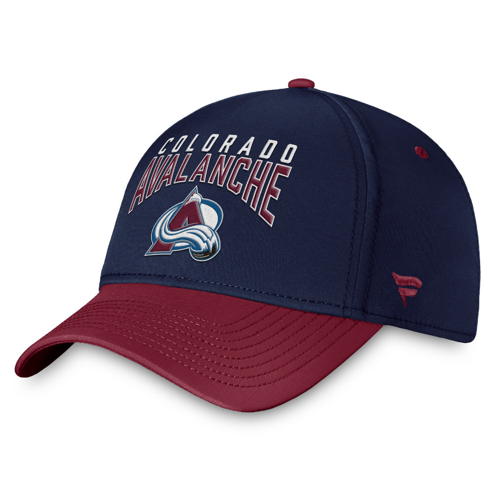 Colorado Avalanche Fundamentals Stretch Flex 5 Panel Hat Navy
