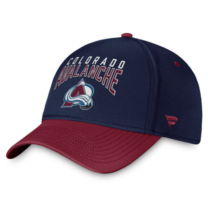 Colorado Avalanche Fundamentals Stretch Flex 5 Panel Hat Navy