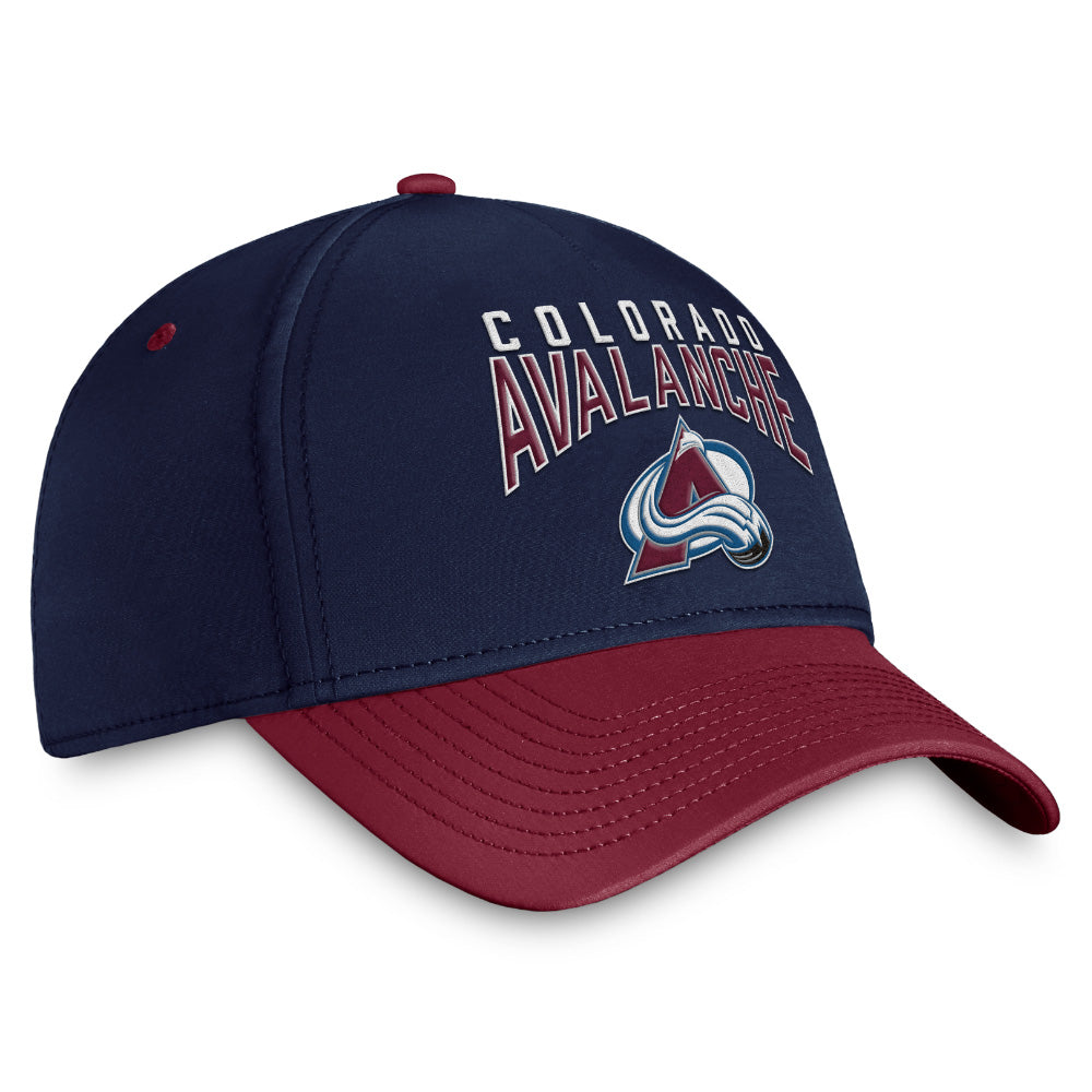 Colorado Avalanche Fundamentals Stretch Flex 5 Panel Hat Navy