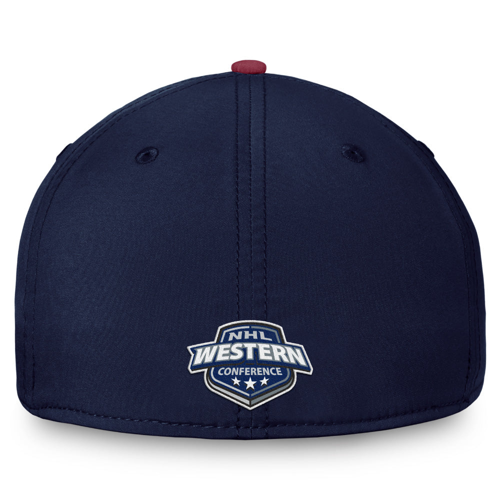 Colorado Avalanche Fundamentals Stretch Flex 5 Panel Hat Navy