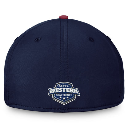 Colorado Avalanche Fundamentals Stretch Flex 5 Panel Hat Navy