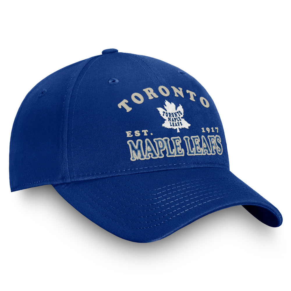 FANATICS TORONTO MAPLE LEAFS HERITAGE ADULT UNSTRUCTURED ADJUSTABLE HAT