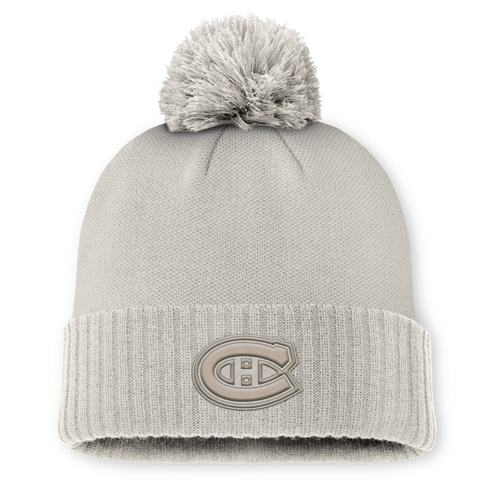 Montreal Canadiens Acrylic Cuffed Beanie With Pompom