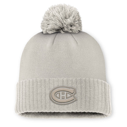 Montreal Canadiens Acrylic Cuffed Beanie With Pompom