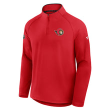 Fanatics Ottawa Senators Authentic Pro Rink Training Red 1/4 Zip