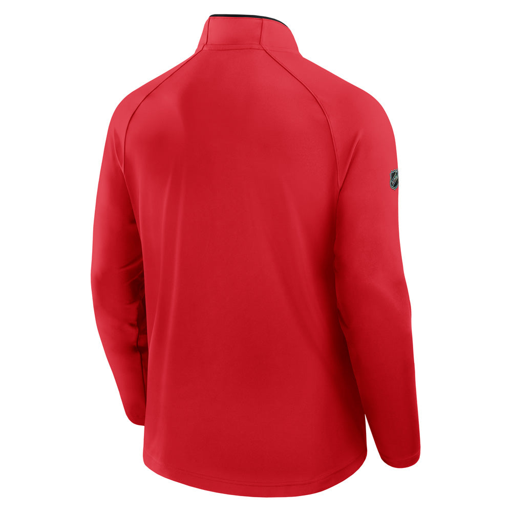 Fanatics Ottawa Senators Authentic Pro Rink Training Red 1/4 Zip