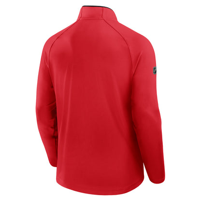 Fanatics Ottawa Senators Authentic Pro Rink Training Red 1/4 Zip