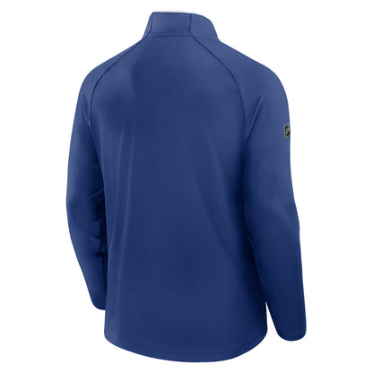 Fanatics Toronto Maple Leafs Authentic Pro Rink Training Blue 1/4 Zip