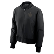 Fanatics Toronto Maple Leafs Authentic Pro Women's Black Bomber Jacket