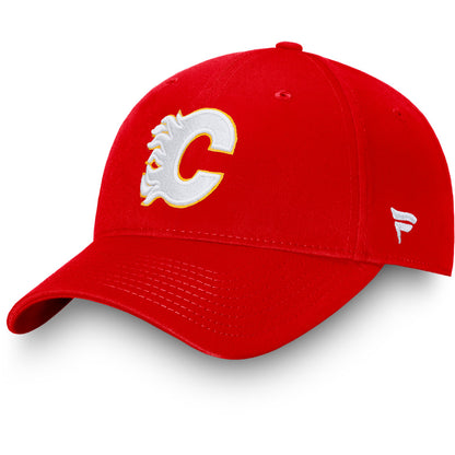 Fanatics Calgary Flames Primary Logo Adult Red Hat