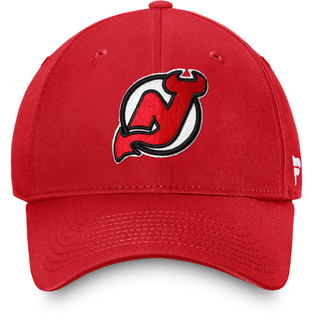 New Jersey Devils Primary Logo Hat Athletic Red