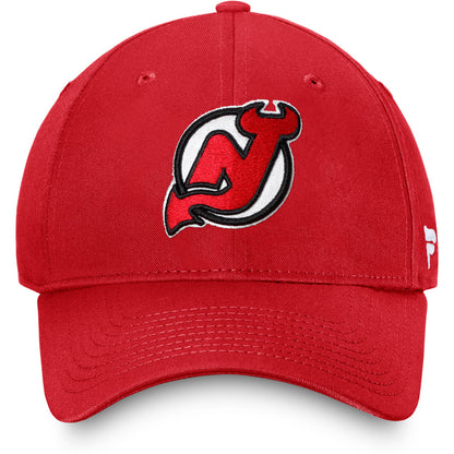 New Jersey Devils Primary Logo Hat Athletic Red